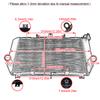 Z 900 Motorcycle Aluminum Engine Radiator Coolant Cooler Cooling Water Tank System Fit For KAWASAKI Z900 2017 2018 19 20 21 2022