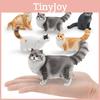 Ragdoll Katze Somali Katze Figur Für Kinder PVC Tier Modell Katze Zum Lernen Spielen