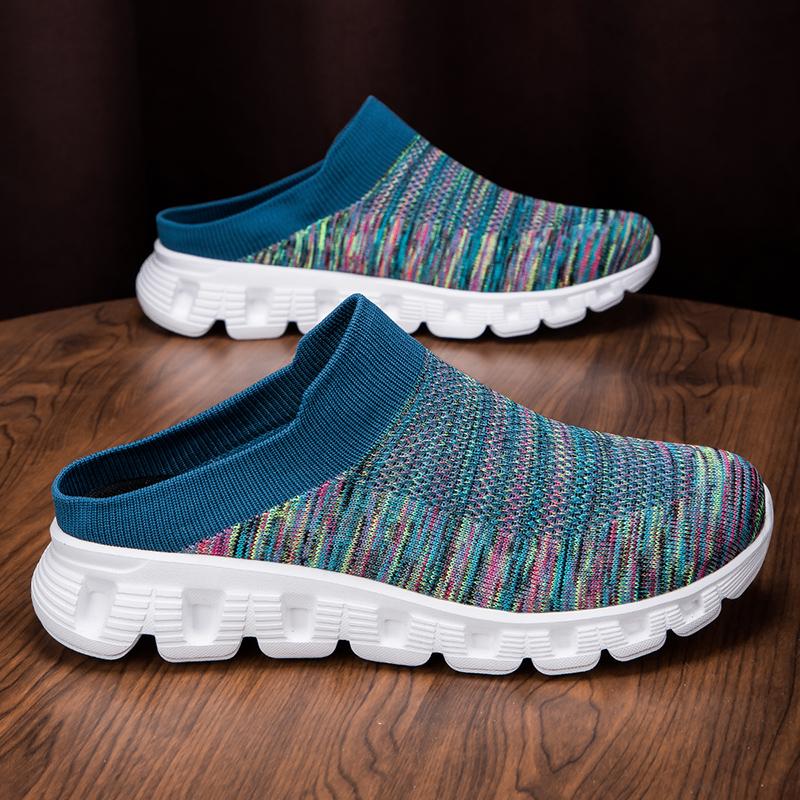 Couples Walking Shoes Big Size 2026 Lightweight Breathable Flat Sneakers Lightwieght Casual Trendy Summer Slippers for Men Women