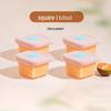 Infant Glass Food Storage Bowl with Lid – Ideal for Egg Custard & Rice Portions