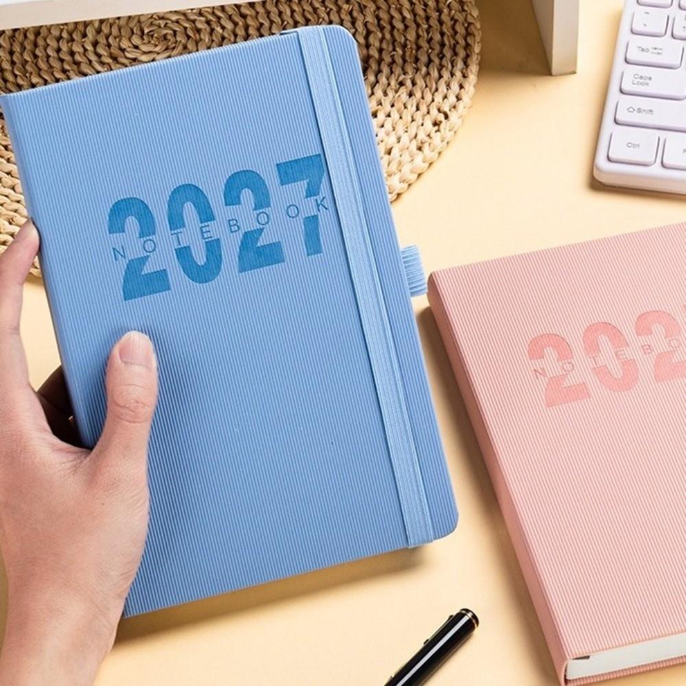 Wear-resistant 2027 Schedule Planner Notepad English To-do List Notebook  School Office Supplies