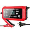 Chargeur de Batterie de Voiture 6A 12V Dispositif de Charge de Batterie de Voiture et de Moto Batterie Plomb-acide Réparation Intelligente Écran LCD