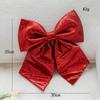 Large Ribbon Bows Christmas Tree Ornament Handmade Birthday Gift Colorful Sequins Fabric Bowknot Party Accessories