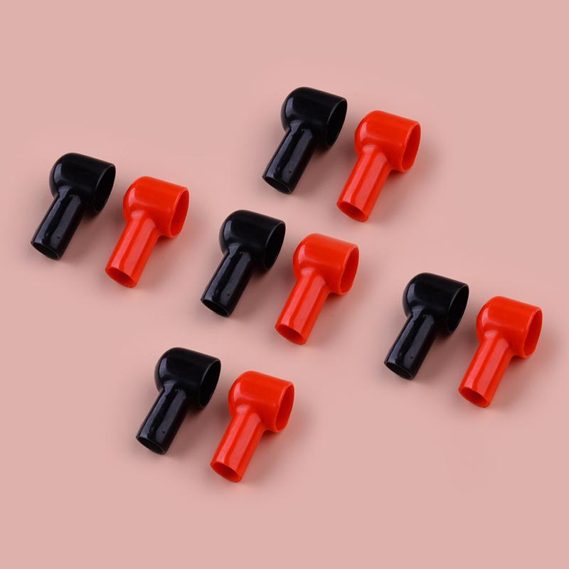 20pcs Battery Terminal Cover Flexible Boot Ulating Protective Lug Cap Fit for Truck SUV Boat Motorcycle ATV Snowmobile Car