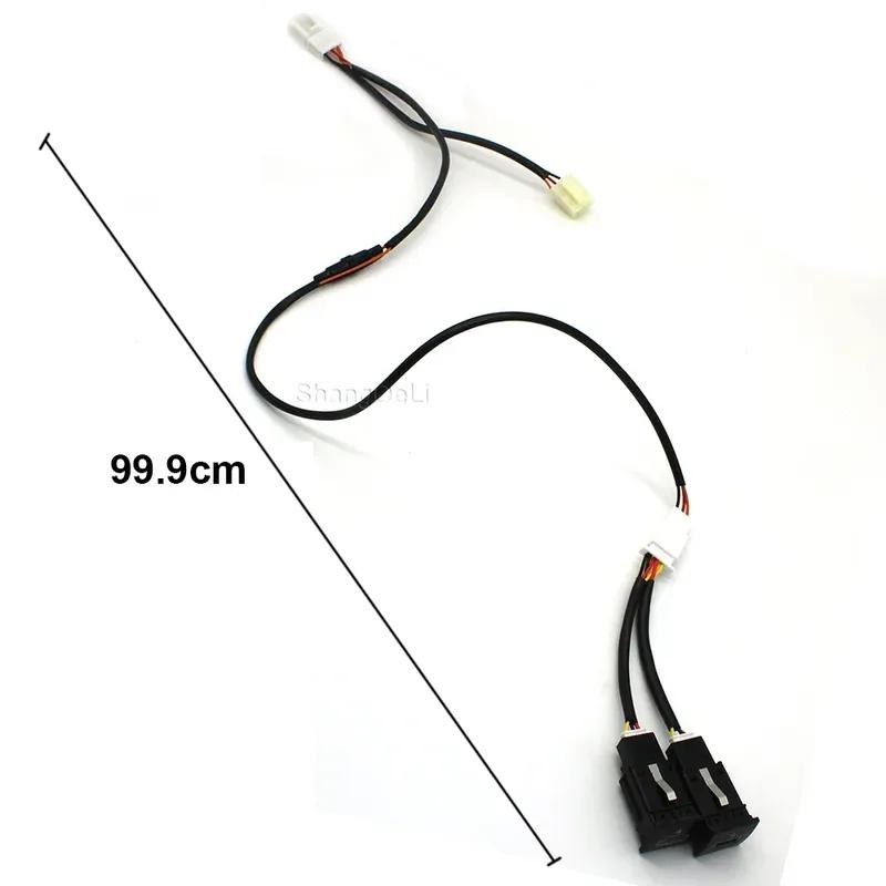 12V Car Cigarette Lighter Plug Connector Adapter USB Type C Converter Wired Charger Cable Socket for VW Golf 6 Jetta 5 MK5 06-12