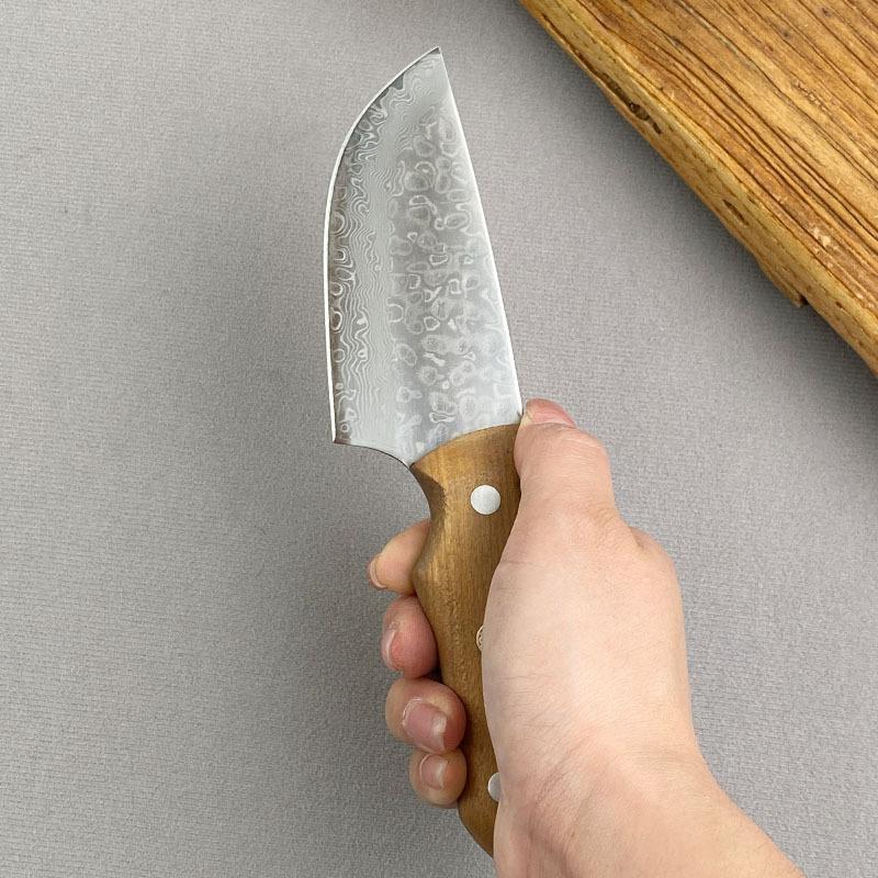 Şam Çeliği Mutfak Et Satırı Şef Bıçağı Balık Bıçağı Suşi Biftek Barbekü Dilimleme Pişirme Yardımcı Bıçağı Aletleri