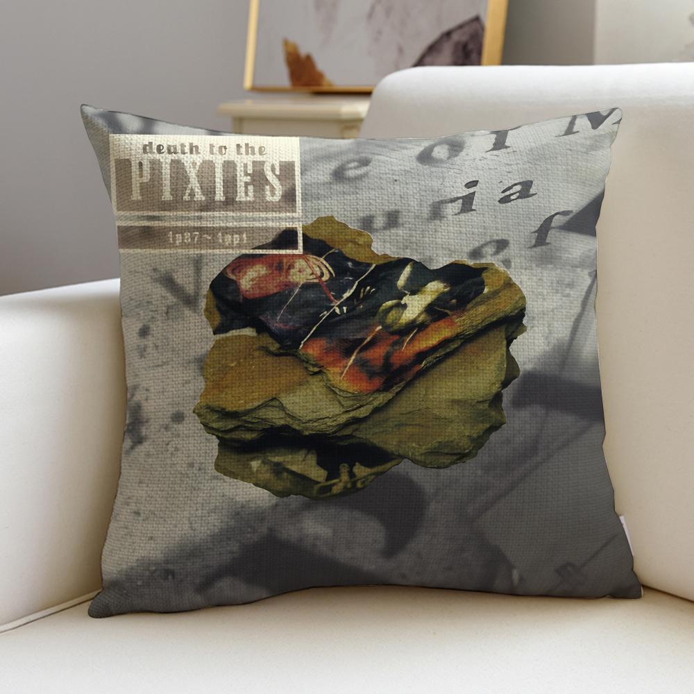 Legendary PPixiesS Cushion Cover Breathable and skinfriendly linen pillowcase square removable and washable cushion