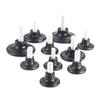 10Pcs M6 M8 Screw on Furniture Glide Leveling Foot Adjustable Diameter Home Table Desk Glide Leg Leveler Leveling Foot Adjuster
