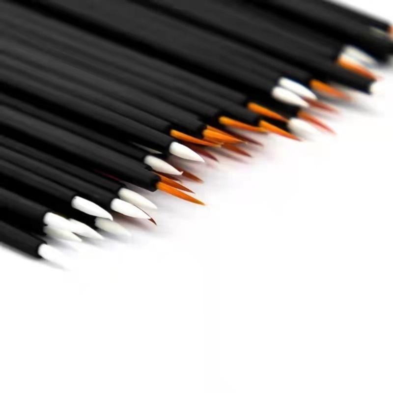 50 Pieces Disposable Eyeliner Brushes Lipstick Brush Eyeshadow Brush Eyeliner Applicator Makeup Tool Eyeliner Sticks