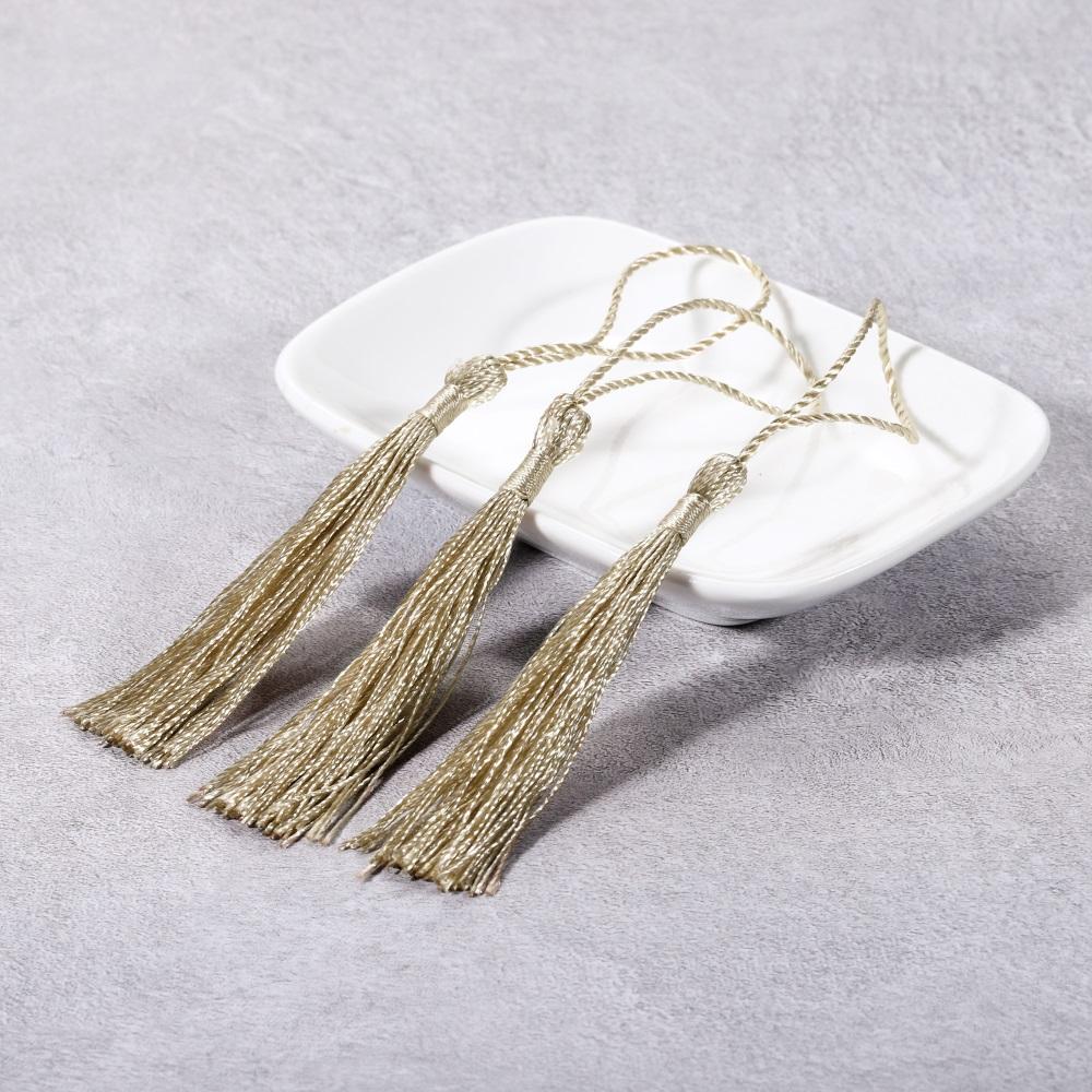 10Pcs/Pack Fringe Trim Sewing Curtains Hanging Rope Silk Tassels Jewelry Accessories DIY Wedding Decor Supplies Wholesale