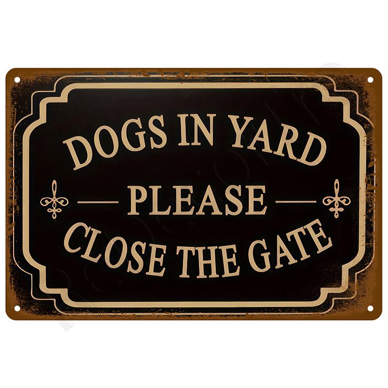 Retro Wall Art Tin Sign Interior Outdoor Aesthetic Room Vintage Home Decor Items Decoration Luxury Metal Sign Poster Plates Bar
