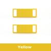 2 Pcs Blank for AF1 Shoelaces Buckle Shoes Decorations Sneaker Kit Metal Buckle Stylish and Suitable for All Kinds of Flat Laces