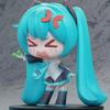 Q Version Chibi Figure Green Onion Ver.2 GK Statue PVC Anime Desktop Ornament Collectible Gift