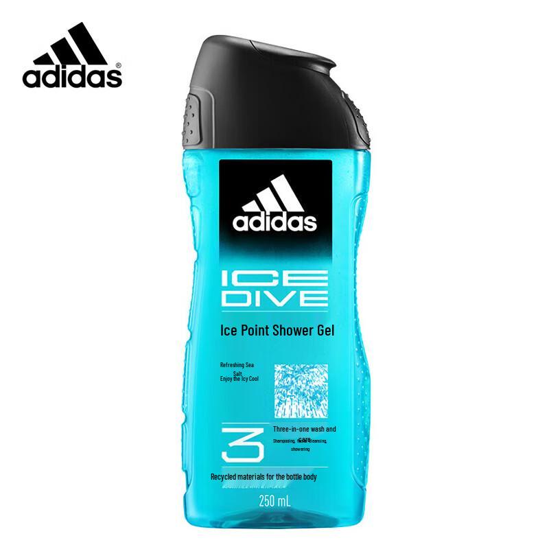 

Adidas Men s 3-in-1 Shower Gel, Shampoo & Face Wash