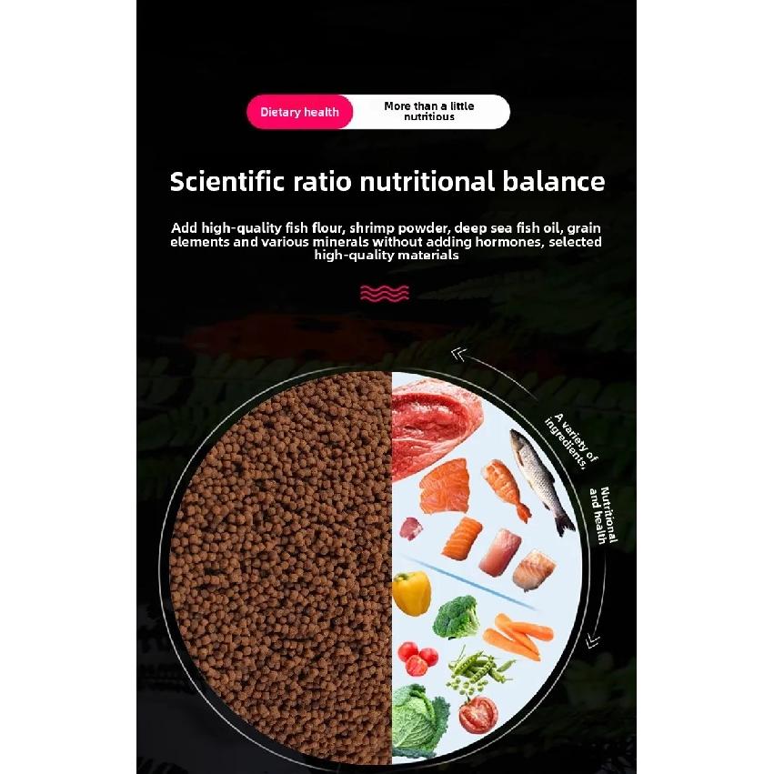 yeeb Saltwater Fish Food - Clownfish & Tang Formula, Marine Protein Blend, 1mm Sinking Pellets