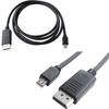 Mini DisplayPort to DisplayPort Cable 6Ft Cable (Male to Male) Supports 4K@60Hz