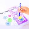 Kreativní malování Multifunkční puzzle Obkreslovací tělo Geometrické pravítko Studentská kreslicí pomůcka Malovací pravítko Učební umělecká pomůcka
