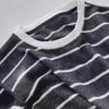 New striped long-sleeve round-neck T-shirt for women, spring and autumn 2026, stylish, loose-fitting, slimming base shirt