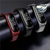 Sportliche Metallarmbanduhr wasserdicht LED Digitaluhr Metalluhr Armbanduhr LED-Uhr Unisex-Uhr wasserdichte Uhr
