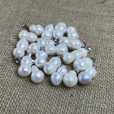 1Pcs Gourd Shaped Pearl Pendant 10x20-12x25mm For Jewelry Making DIY Necklace Bracelet Earrings Accessory