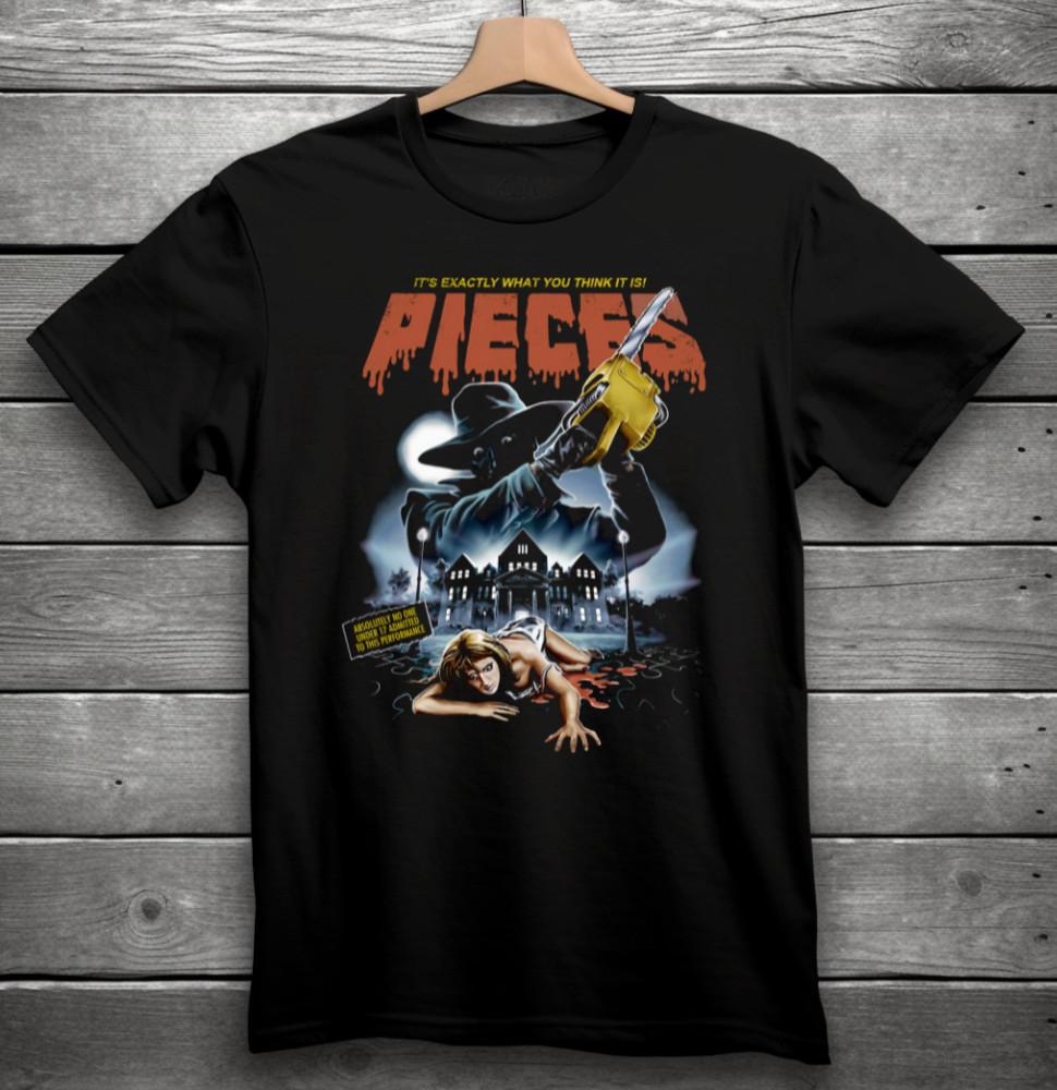 Pieces Horror Movie Shirt Black S3XL Unisex T-Shirt XXXXL