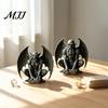 Exquisite Resin Crafts for House Gargoyle Statue, Medieval Gothic Sculpture, Artistic Horror Outdoor Yard Decorations Decorative Craft Home