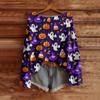 Women's Fashion Long Sleeve Helloween Print Sweater