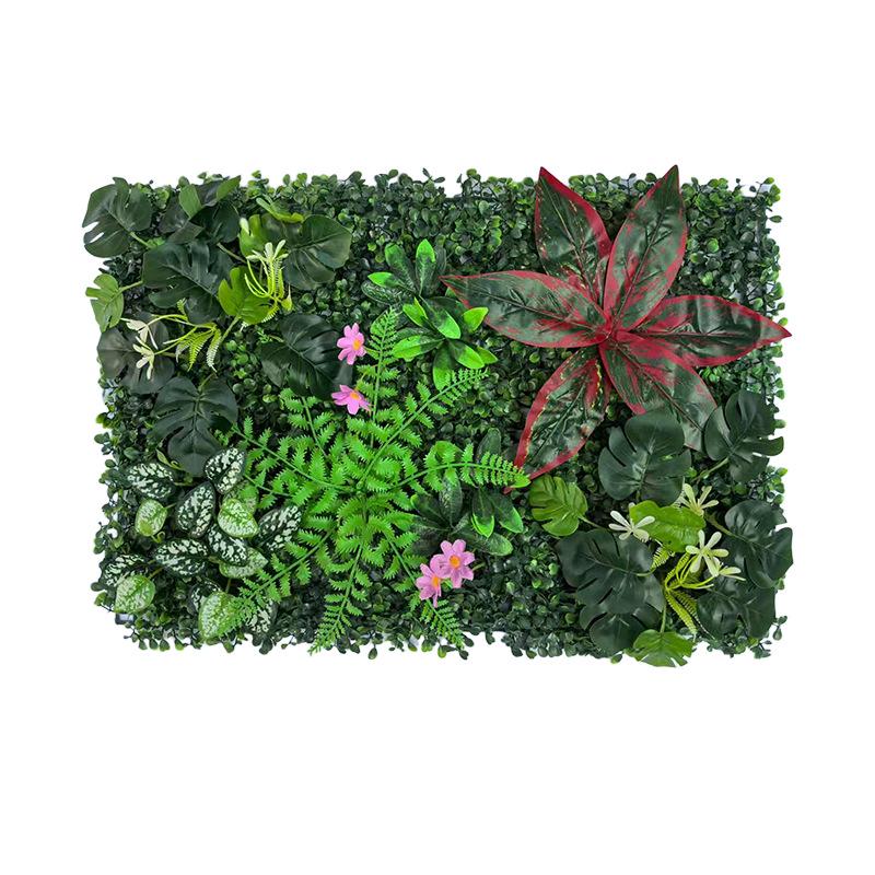 Künstliche Blumenwand für die Dekoration von Einkaufszentren im Freien