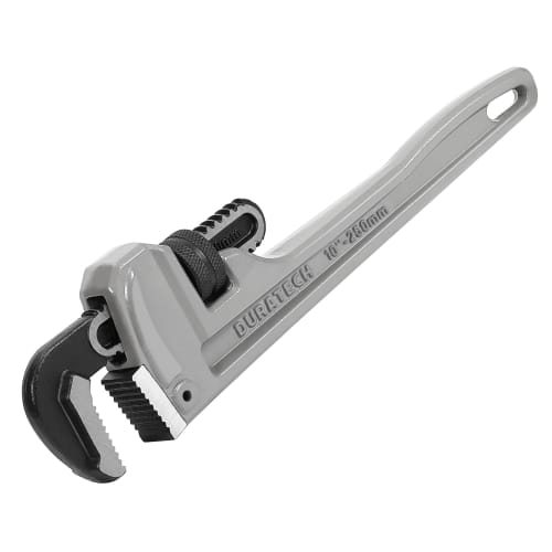 DURATECH Pipe Wrench, Water Wrench, Motor Wrench, 250mm, Maximum Opening 33mm, Adjustable Toothed Jaws, Lightweight, for Water and Gas Plumbing Instal