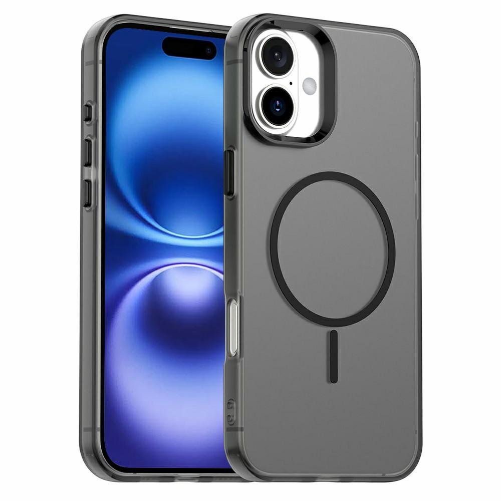 For iPhone 16 Plus Case Candy Color PC + TPU + PET Phone Cover Compatible with MagSafe