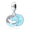 Ocean Trendy 925 Silver Dolphin Crab Boat Beach Charms Beads Fit 3mm Bracelets DIY Thoughtful Fine Jewelry Making Gifts
