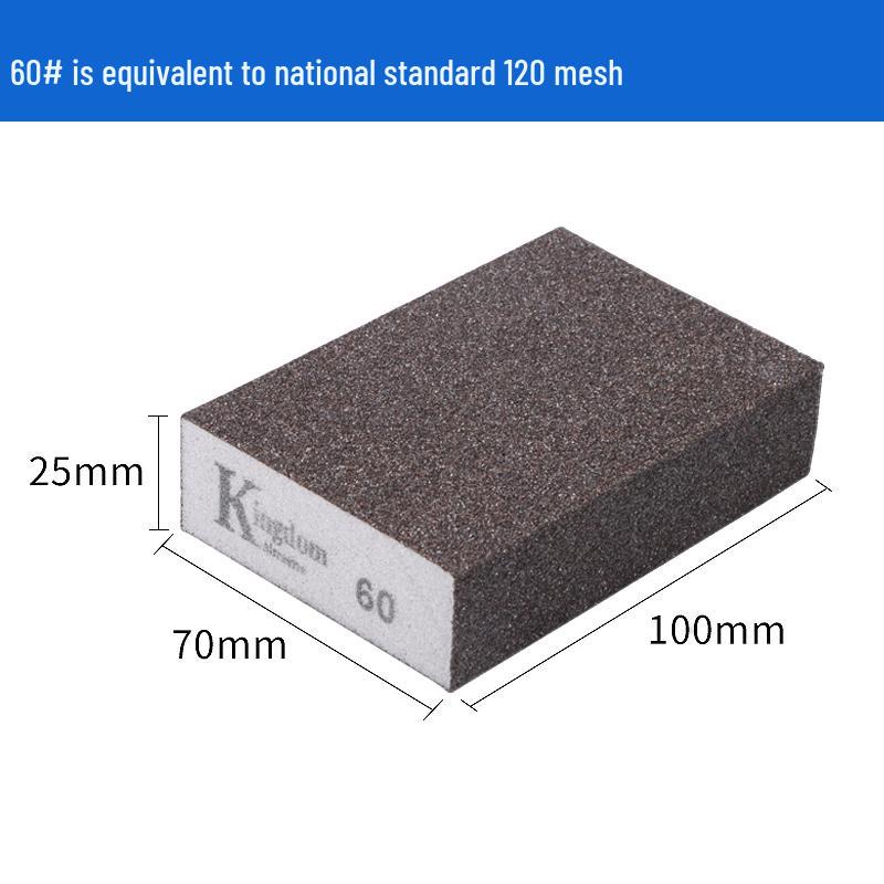 Sponge Sandpaper Block for Wall, Wood, Metal, Rust Removal, Polishing, Grout Cleaning, and Pot Scouring