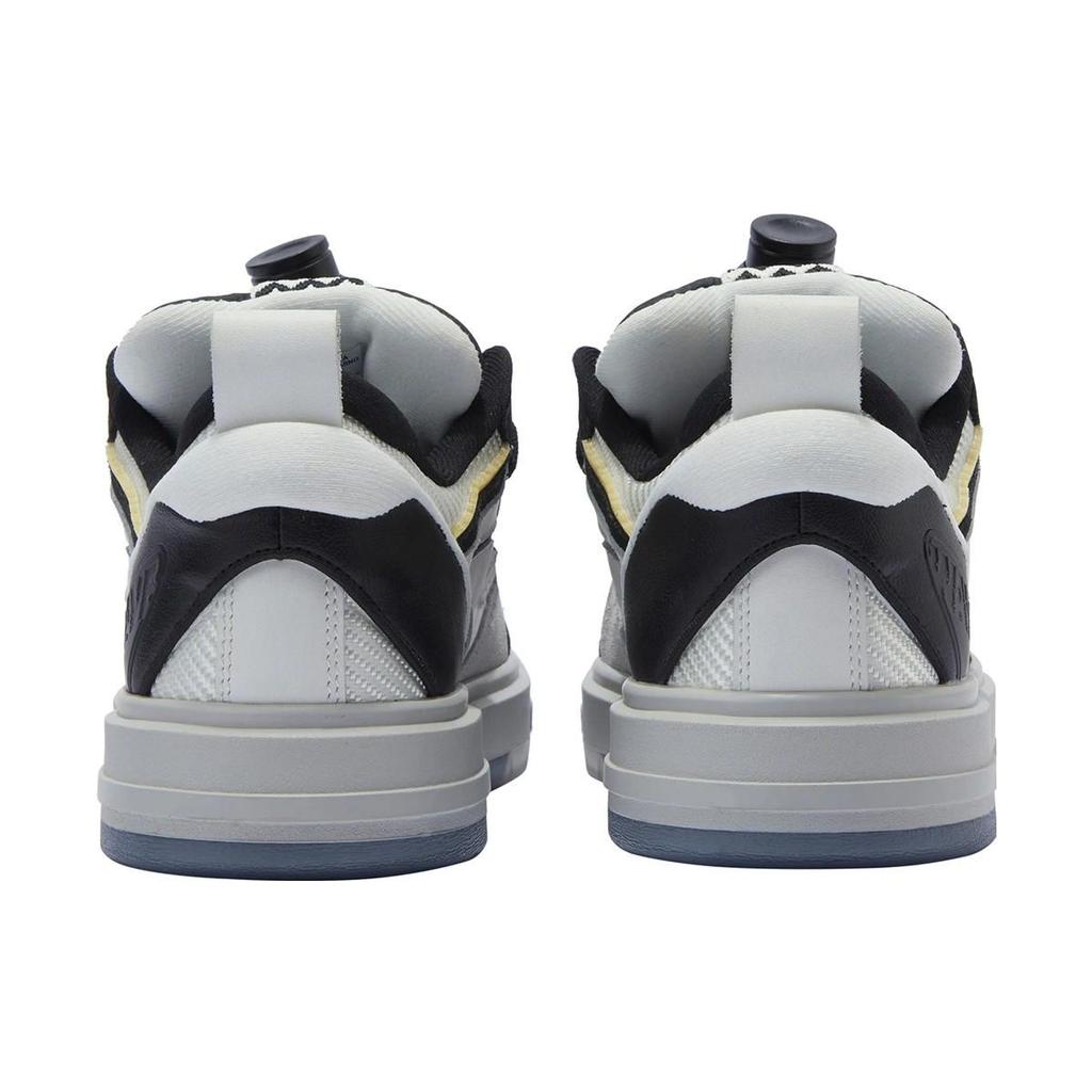 Li Ning Swag Comfortable Soft Elastic Non-Slip Wear-Resistant Low-Top Gourd Lock Bread Skate Shoes Men sneaker Black AECT053-3