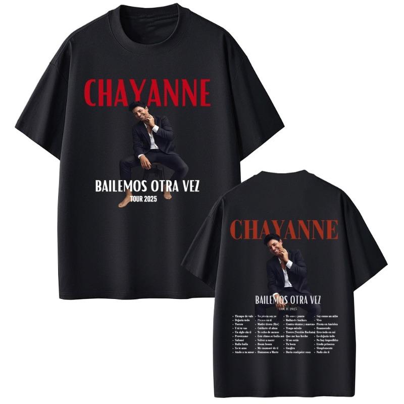 Chayanne Album Bailamos Otra Vez Tour 2026 Tshirt Mens Womens Casual Cotton Retro Short Sleeved Tshirt Street Wear Tops Tees