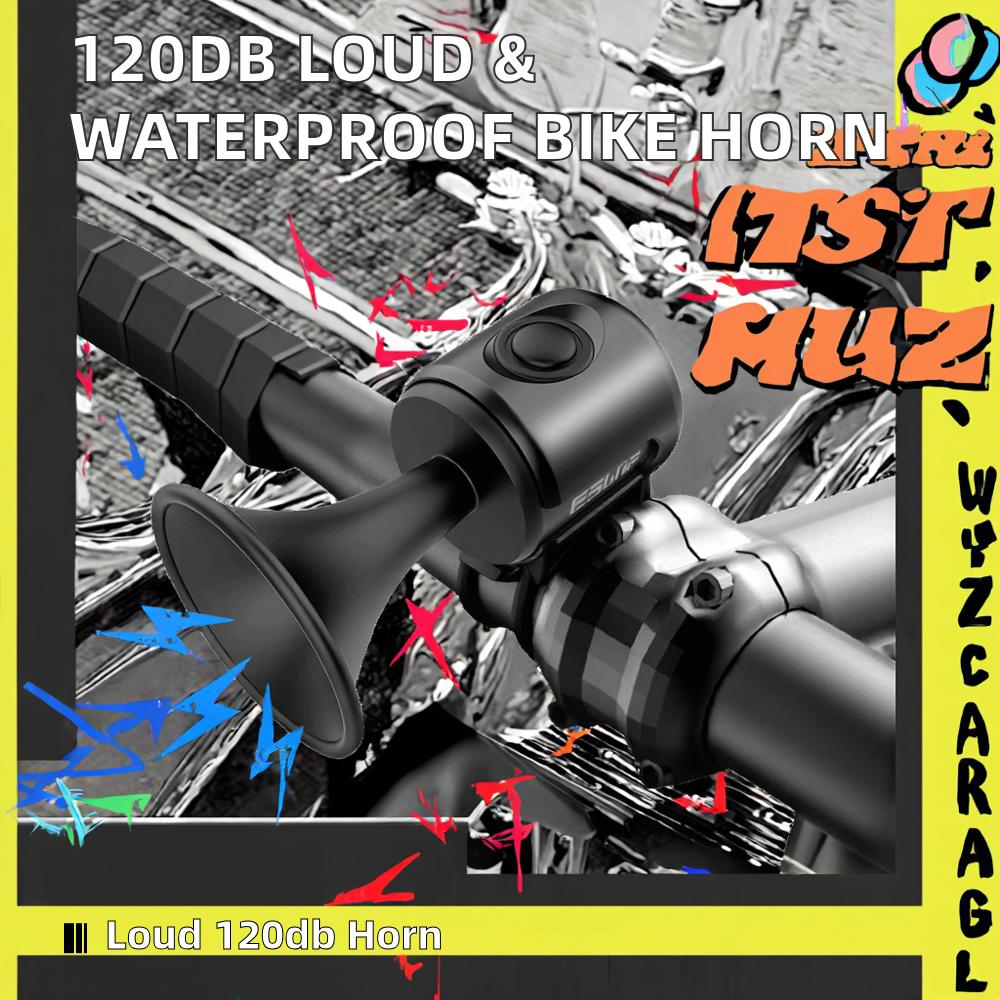 Oem New Arrival 120db Mini Loud Road Bike Horn Waterproof Charging Bell For Cycling Warning