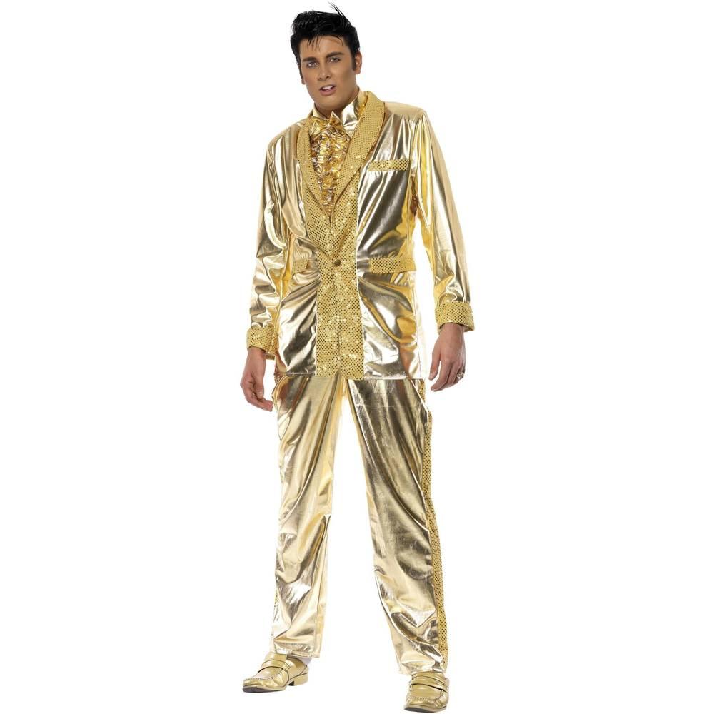 Elvis Presley skinnende kostyme for menn