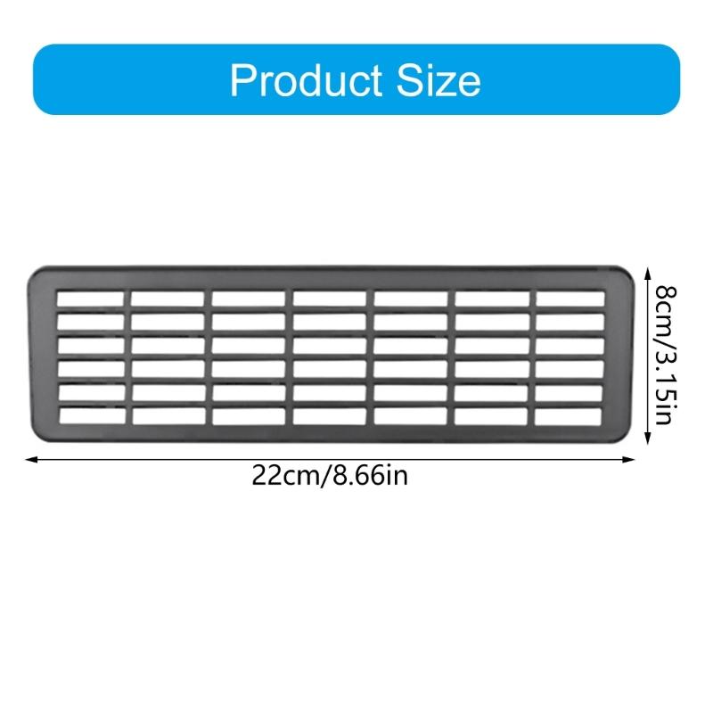 2pcs For Model Y Juniper 2025 Car Air Outlet Cover Under Seat Vent Protection Cover Anti clogging grille protector