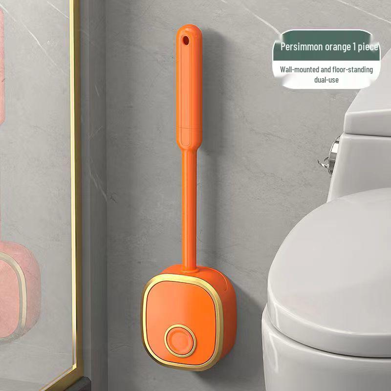 

Wall-Mounted Toilet Brush, No Dead Angle Design for Efficient Bathroom Cleaning