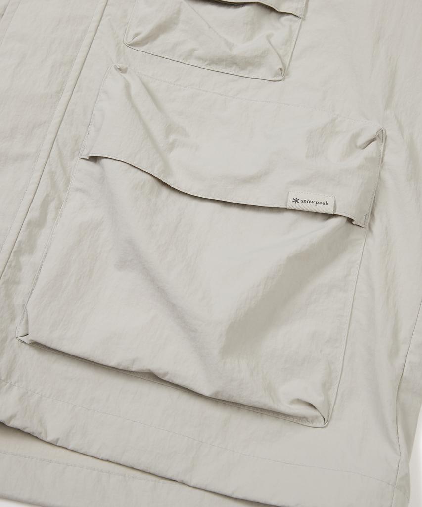 Snowpeak Apparel Taslan Woven Utility Windbreaker Light Beige (S24Mmlwb56)