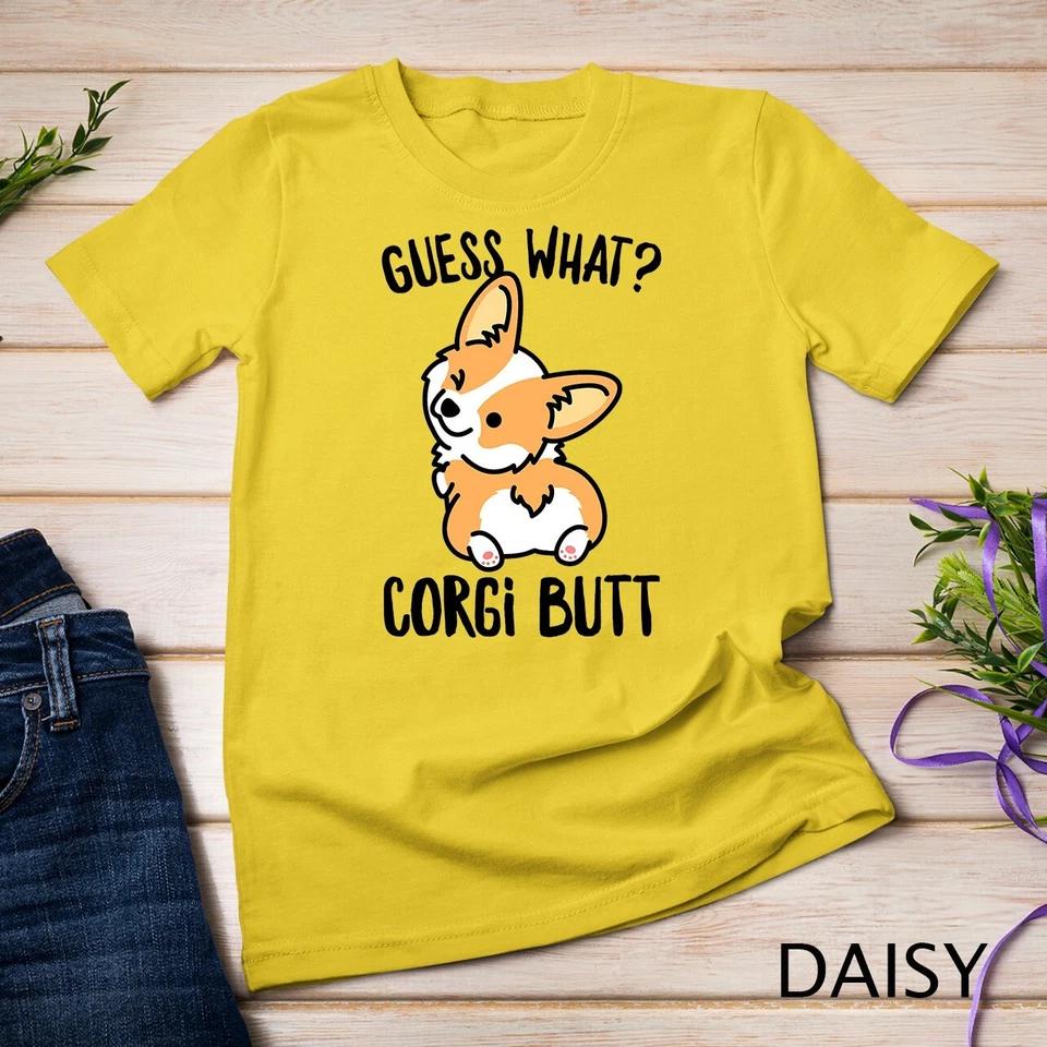 Guess What Corgi Butt T-Shirt Unisex T-shirt 4 4XL