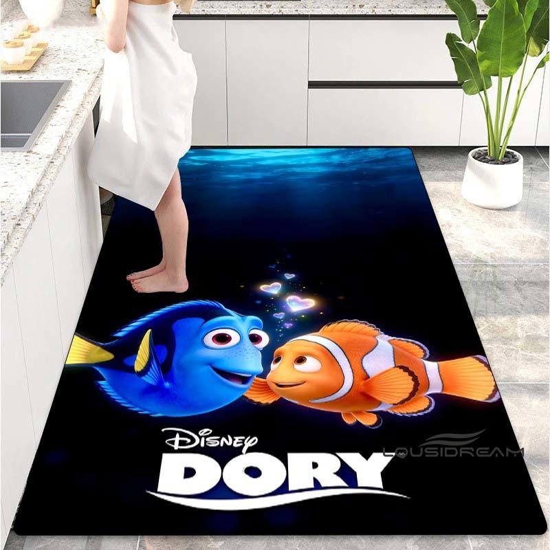 Il Tappeto Cartone Animato Alla Ricerca di Nemo È Adatto per Decorare il Soggiorno, la Camera da Letto, il Divano e la Cucina. È un tappetino antiscivolo.