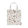Sac Cabas Mini Unikko Exclusif Japon Marimekko, 32 x 33cm, Femme, 52152259473824, Blanc x Gris Clair