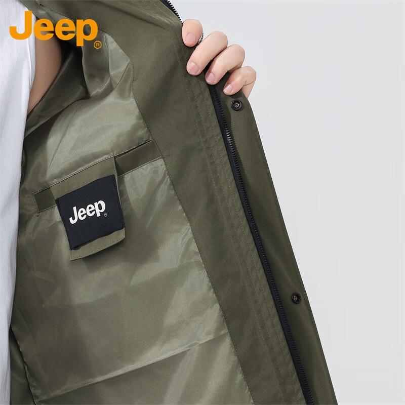 Jeep Men's Hooded Casual Workwear Jacket