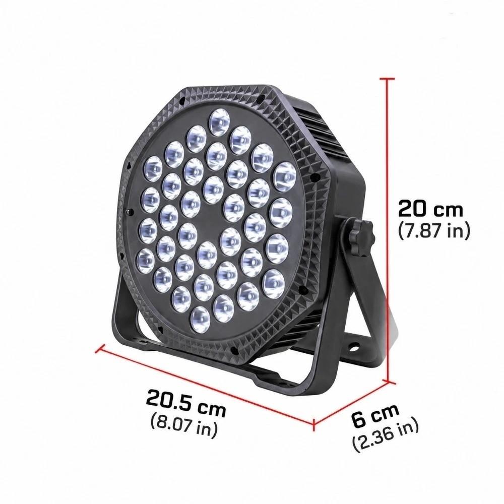 36 LEDs Party Light Remote Control DJ Light Disco Light RGB Flat Par Stage Light  Party
