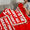 I Don't Know Margo! Christmas Vacation Quote soft warm plush blanket dorm sofa living room pet hogar bedroom gift home Flannel