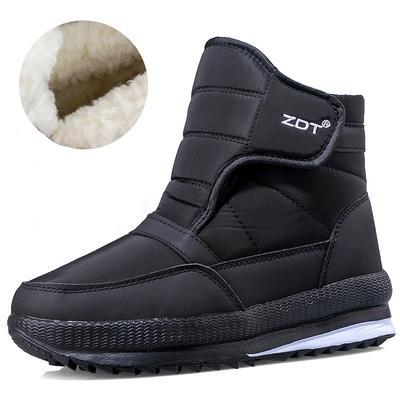 Fashion Winter Men Boots Plus Size 36-47 Casual Winter Shoes Men Unisex Ankle Boots Waterproof Non-slip Thick Warm Fur Men Snow Boots
