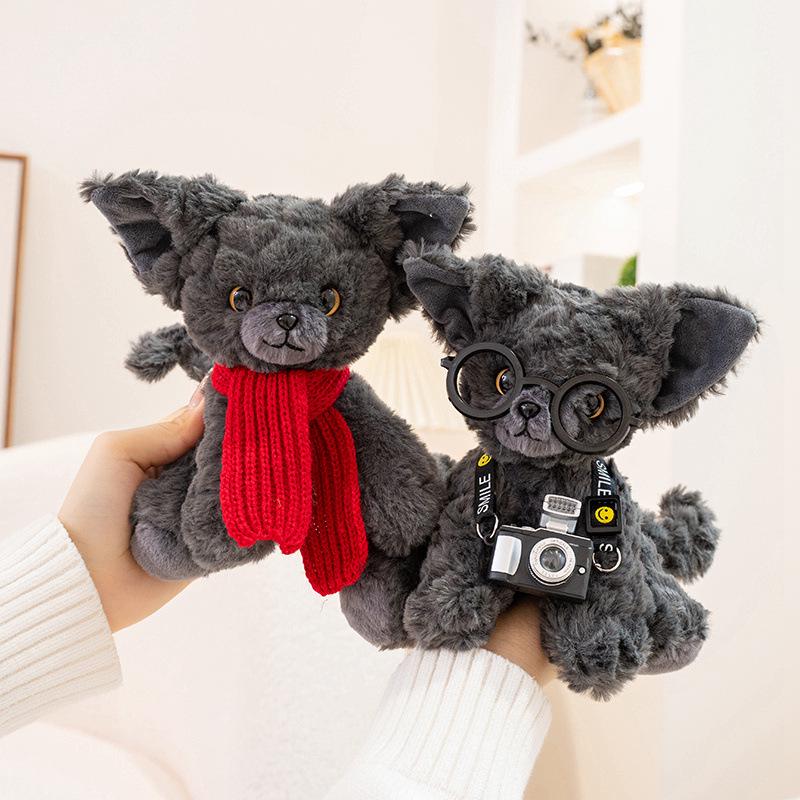 Adorable Black Cat Plush Toy – Palm-Sized Children's Companion & New Year Gift