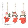Christmas Pendant Adorable Room Hanging Decors Snowman Santa Claus Home Ornament DIY Xmas Tree Pendant Prop Party Supplies