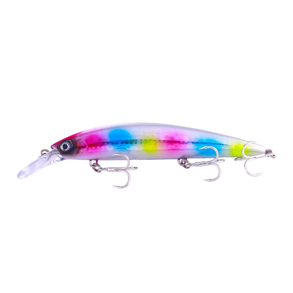 Hard Lure Minnow 13cm-36g Sinking Minnow Hard Bait Fishing Lures Minnow with Treble Hook