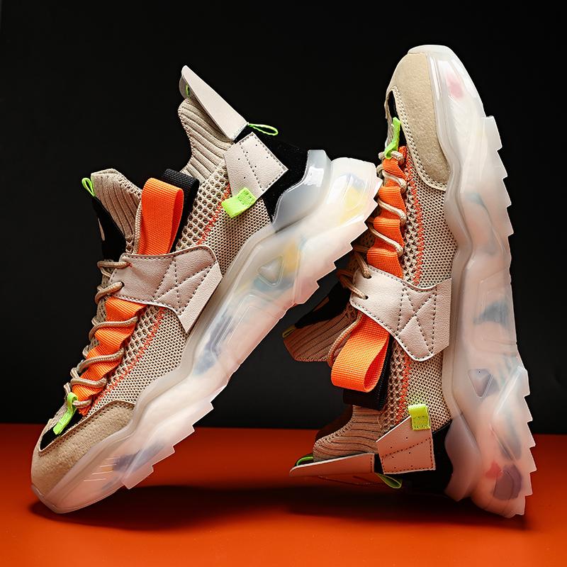 

Мужская повседневная обувь, летняя, новая, мягкая подошва, нескользящая, износостойкая, мягкая подошва, высококачественная, модная обувь с попкорновой подошвой 39 бежевый